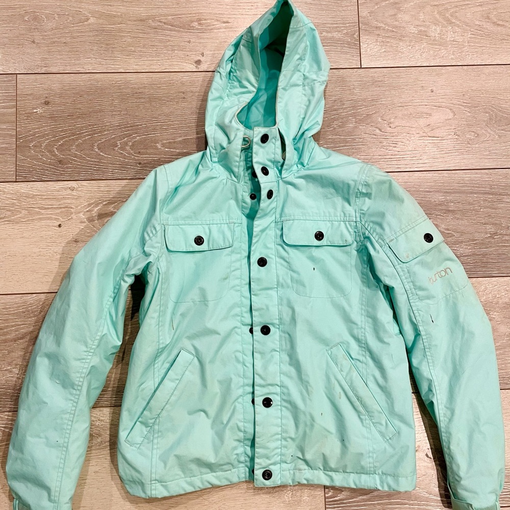 burton snow jacket, size xs